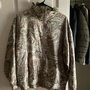Vintage paisley windbreaker
